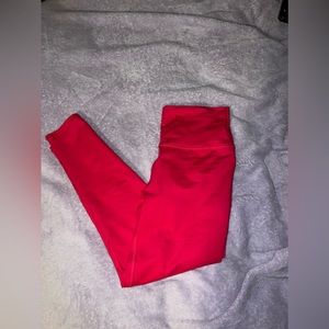 bright pink aerie leggings